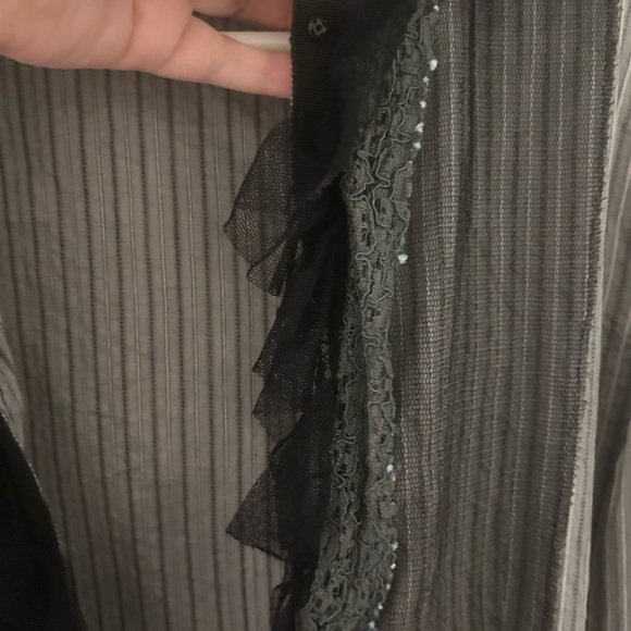 Gray Alberta Ferretti Top ASO Blair Waldorf on Gossip Girl Size 8 - Picture 3 of 16